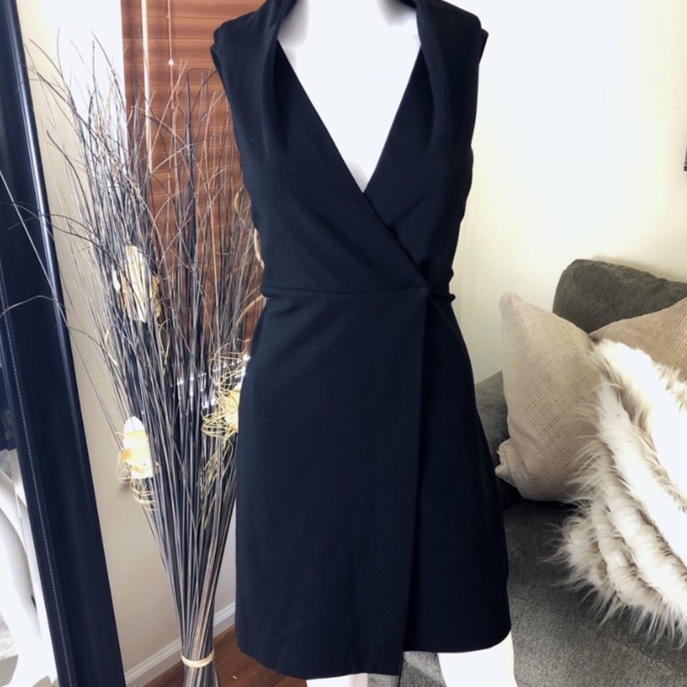 Ann Taylor Sleeveless Wrap Dress